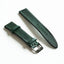 Hand-stitched Buttero leather watch strap handmade by Obbi Good Label using traditional saddle stitching techniques