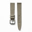 Hand-stitched Buttero leather watch strap handmade by Obbi Good Label using traditional saddle stitching techniques