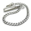 OGL silver-plated nickel wallet chain showing polished interlocking Cuban links.