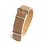 OGL Squadron Straps Blenheim NATO Strap in Sahara vegetable-tanned leather with heritage military-inspired styling