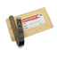 Black Horween Shell Cordovan NATO watch strap from the OGL Squadron Straps Halifax collection showing vintage packaging