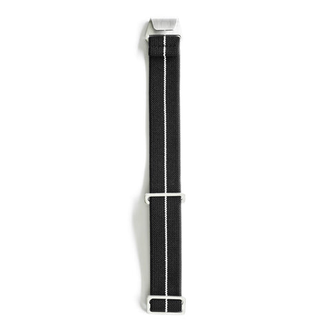Obbi Good Label Marine Nationale Parachute Watch Strap available in black/white