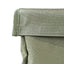 Showing close-up of expandable roll-top closure detail on the OriGinaLe Origo technical canvas hobo bag