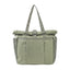 OriGinaLe Origo Roll-Top Tote Bag in olive technical canvas front view