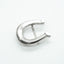 OGL OBBI GOOD LUCK HORSESHOE SILVER BUCKLE