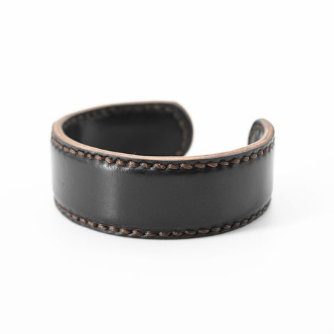 OGL BRAVE Shell Cordovan Wrist Cuff Black