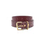 OGL Belt Roller-Buckle Leather Belt Full-Dyed Tan