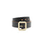 OGL Belt Single-Prong Garrison Leather Belt Hand-Dyed Black
