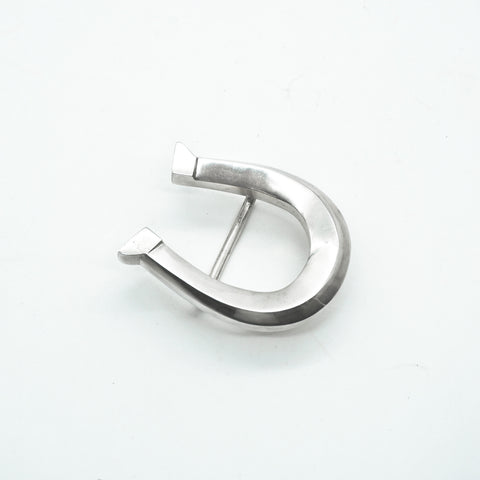 OGL OBBI GOOD LUCK HORSESHOE SILVER BUCKLE