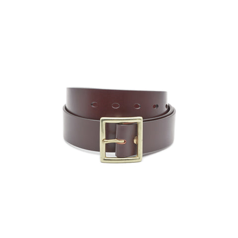 OGL Belt Vintage 1.5 Leather Belt Full-Dyed Tan