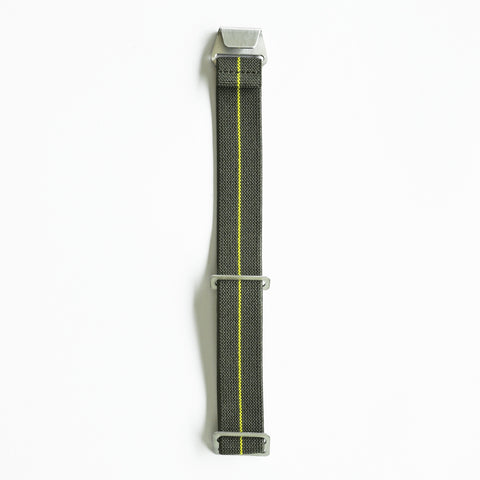 OGL WTC MARINE NATIONALE PARACHUTE WATCH STRAP OLIVE/YELLOW