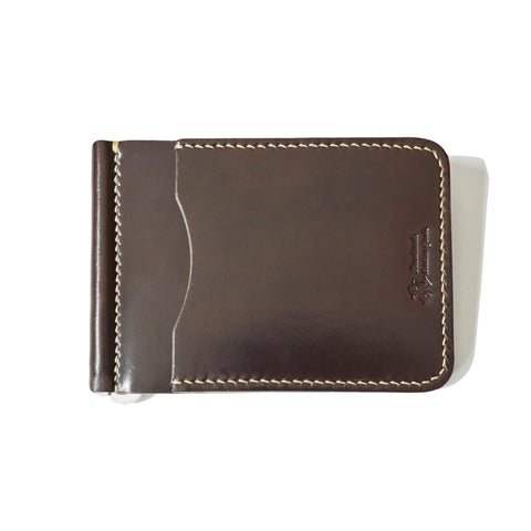 OGL BRAVE Shell Cordovan Moneyclip No. 8 - Handstitched