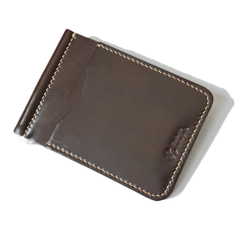 OGL BRAVE Shell Cordovan Moneyclip No. 8 - Handstitched