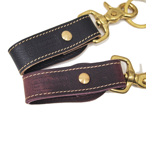 OGL ONLY GOOD LIFE PULL-UP LEATHER KEY FOB