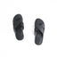 OGL/DR SOLE CROSS STYLE LEATHER SANDALS BLACK