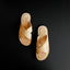 OGL/DR SOLE CROSS STYLE LEATHER SANDALS NATURAL