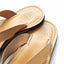 OGL/DR SOLE THONG STYLE LEATHER SANDALS NATURAL