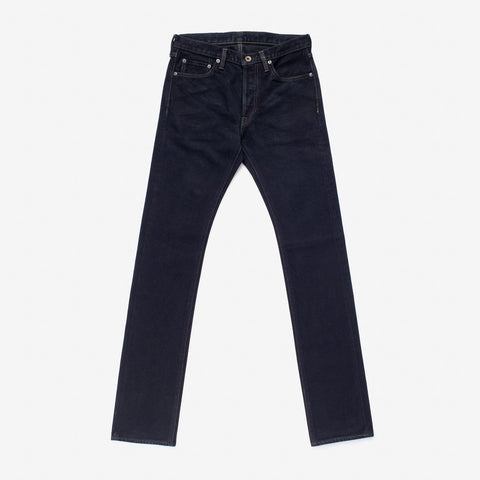 21oz Selvedge Denim Super Slim Cut Jeans IH555S 21OD - Indigo Overdyed Black