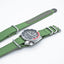 OGL WTC Field Webbing Strap with rugged woven webbing and brushed metal hardware for field watches and mechanical watches
