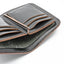 OGL BRAVE SHELL CORDOVAN MID LEATHER WALLET HITAM (JAHIT TANGAN) 