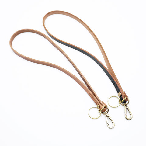 OGL ONLY GOOD LIFE LEATHER LANYARD