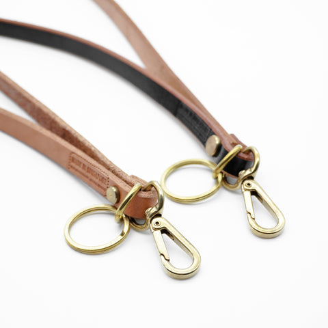 OGL ONLY GOOD LIFE LEATHER LANYARD