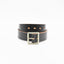 OGL BELT VINTAGE 1.5 LEATHER BELT HAND-DYED BLACK